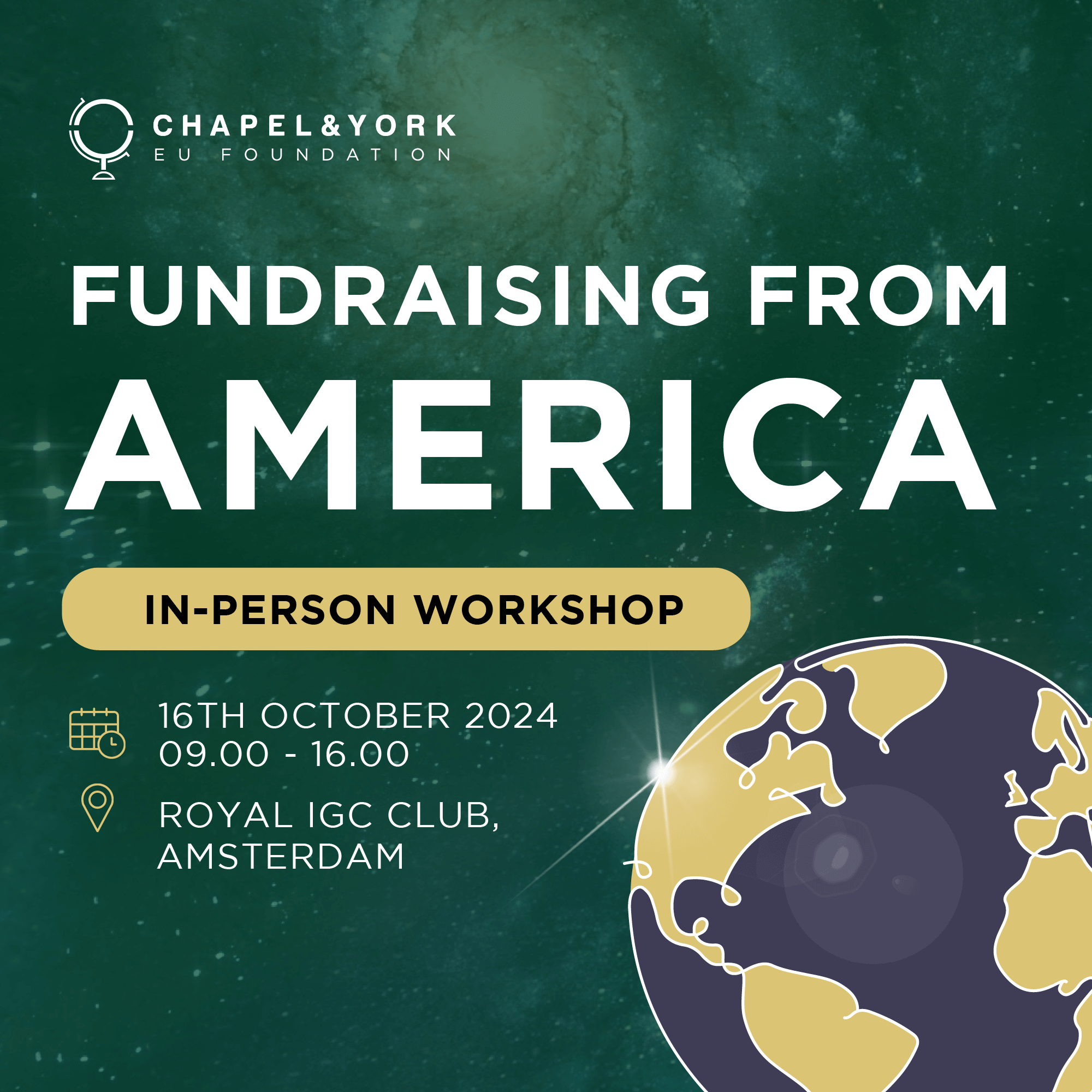 Chapel & York Amsterdam Fundraising from America
